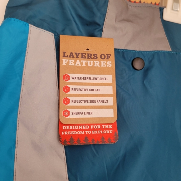 🦮NWT ARCADIA Trail 3-in-1 Multiwear Dog Coat. SIZE Medium - Picture 5 of 17